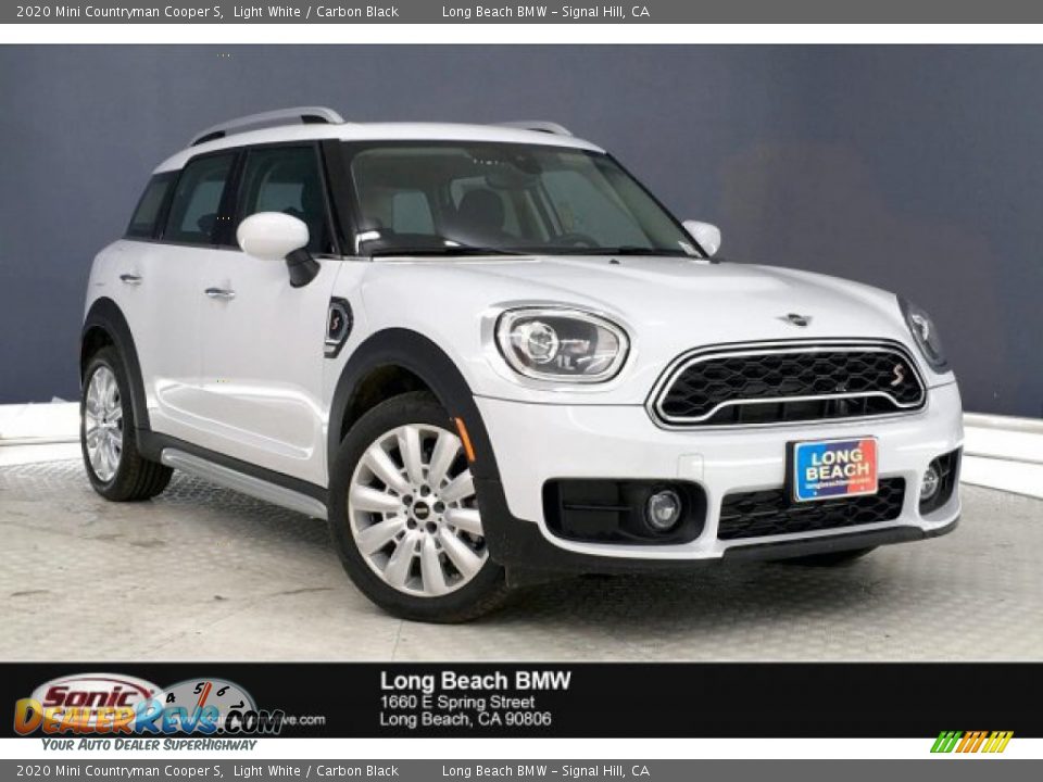 2020 Mini Countryman Cooper S Light White / Carbon Black Photo #1