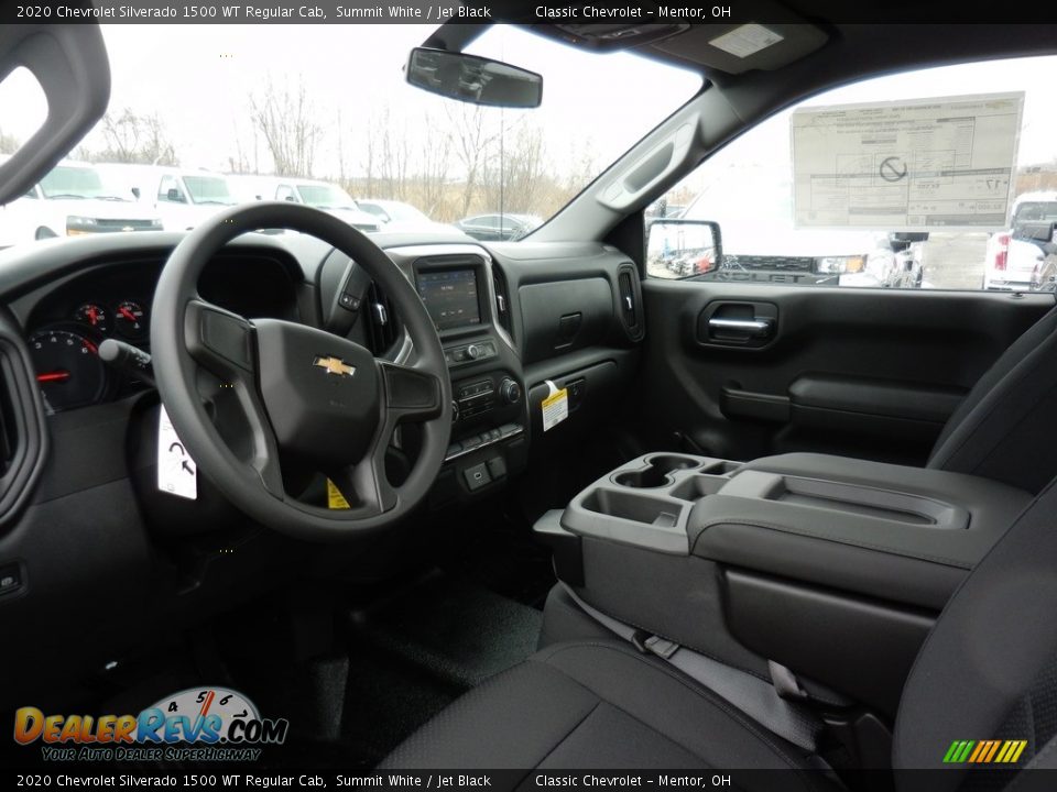 2020 Chevrolet Silverado 1500 WT Regular Cab Summit White / Jet Black Photo #7