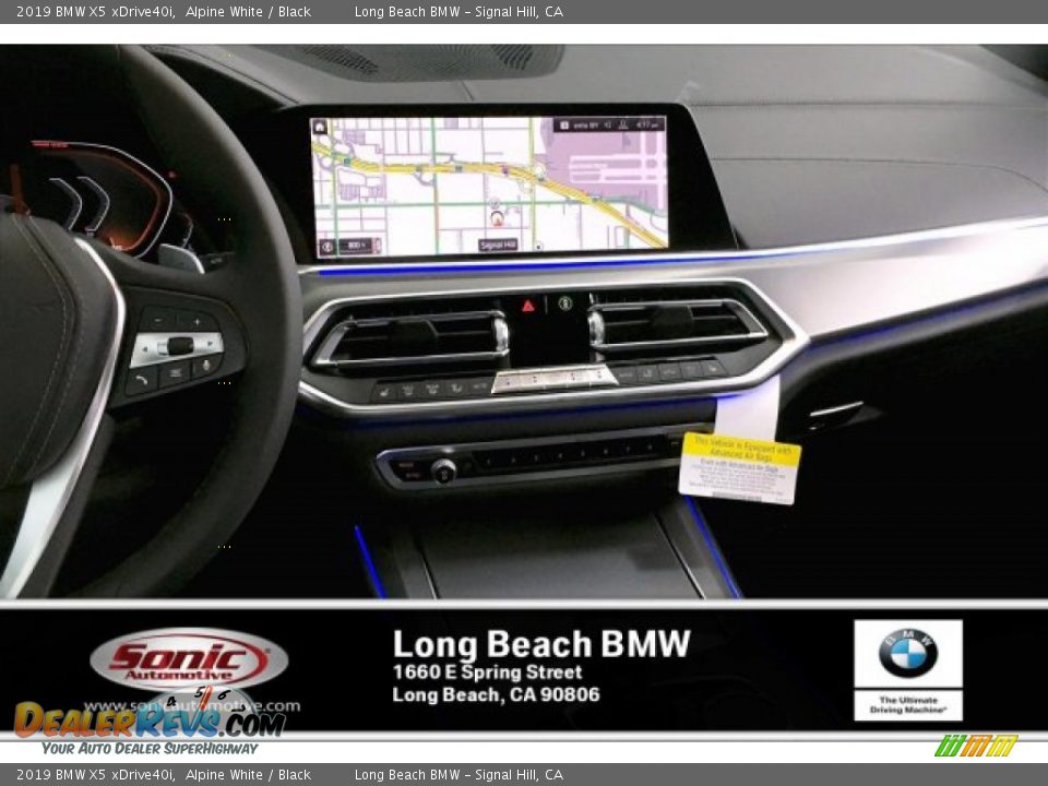 2019 BMW X5 xDrive40i Alpine White / Black Photo #5