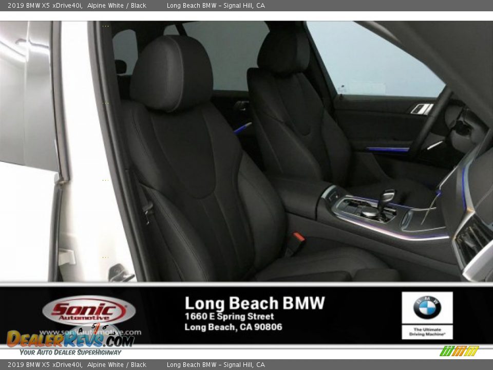 2019 BMW X5 xDrive40i Alpine White / Black Photo #7