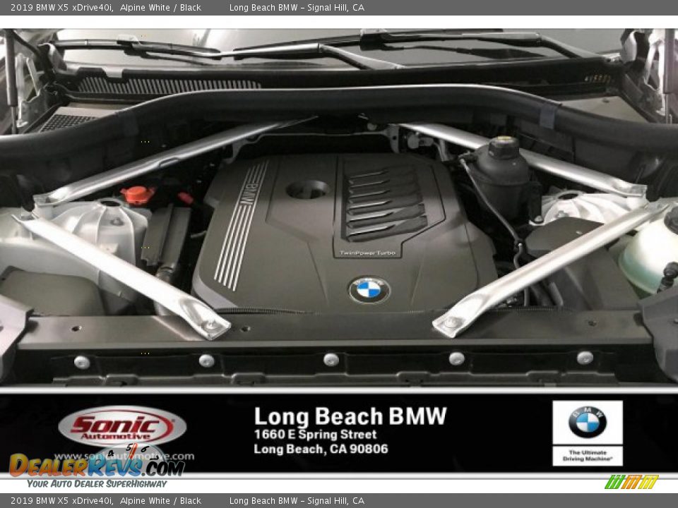 2019 BMW X5 xDrive40i Alpine White / Black Photo #8