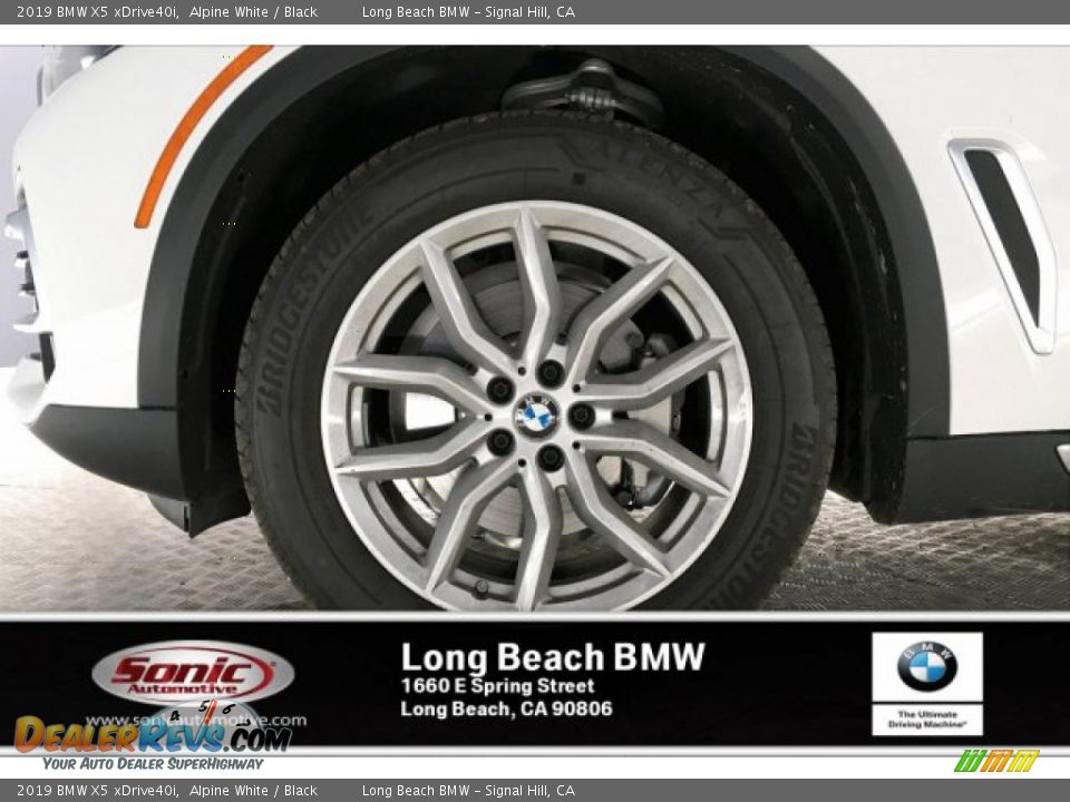 2019 BMW X5 xDrive40i Alpine White / Black Photo #9