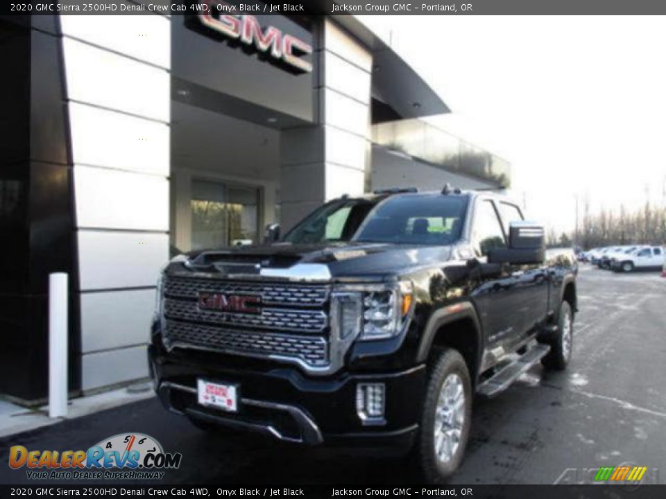 2020 GMC Sierra 2500HD Denali Crew Cab 4WD Onyx Black / Jet Black Photo #9