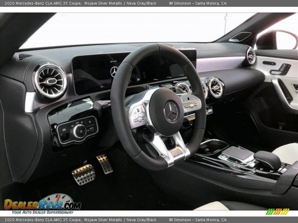 2020 Mercedes-Benz CLA AMG 35 Coupe Mojave Silver Metallic / Neva Gray/Black Photo #22