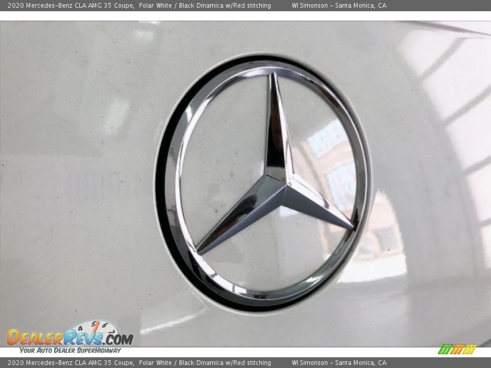 2020 Mercedes-Benz CLA AMG 35 Coupe Polar White / Black Dinamica w/Red stitching Photo #7