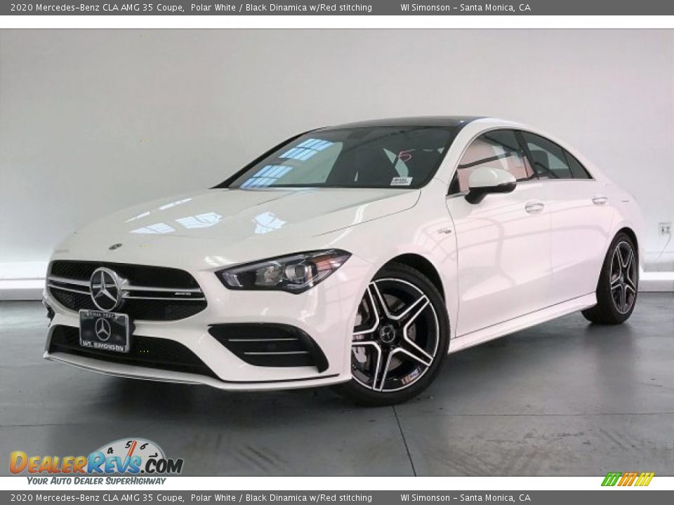 Front 3/4 View of 2020 Mercedes-Benz CLA AMG 35 Coupe Photo #12