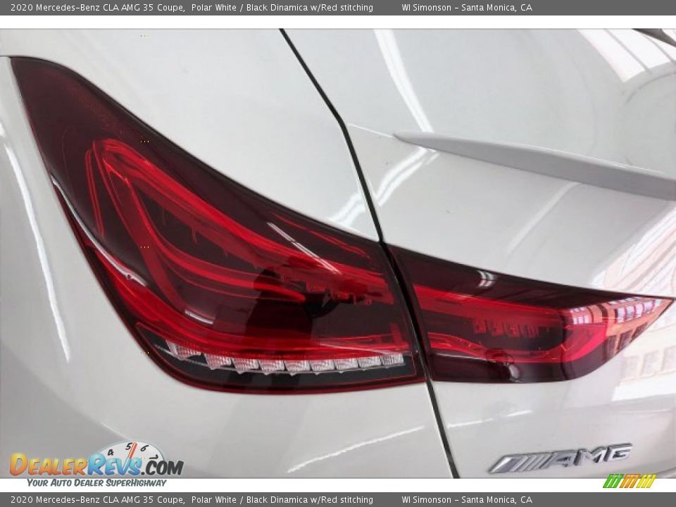 2020 Mercedes-Benz CLA AMG 35 Coupe Polar White / Black Dinamica w/Red stitching Photo #26