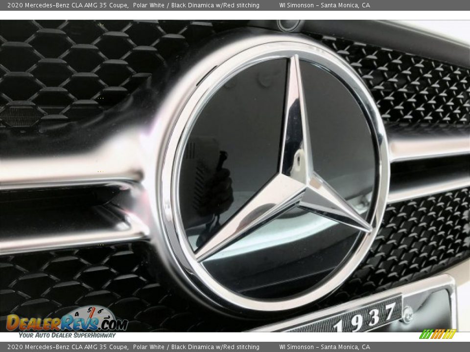 2020 Mercedes-Benz CLA AMG 35 Coupe Polar White / Black Dinamica w/Red stitching Photo #33