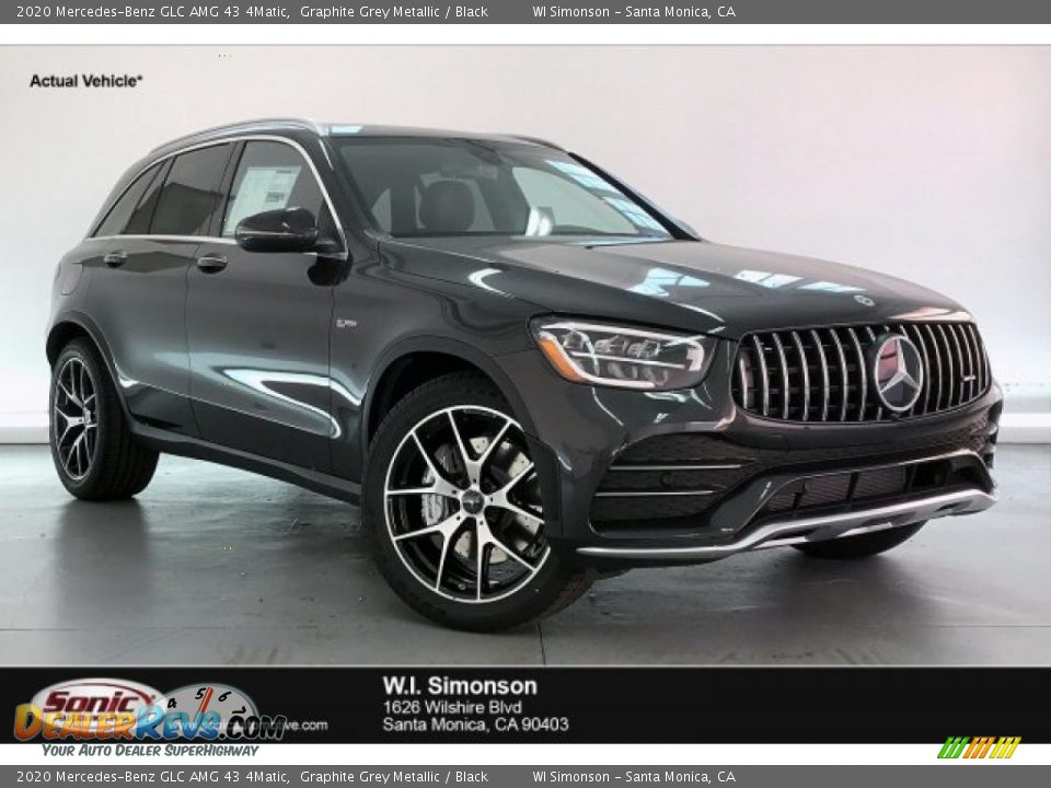 2020 Mercedes-Benz GLC AMG 43 4Matic Graphite Grey Metallic / Black Photo #1