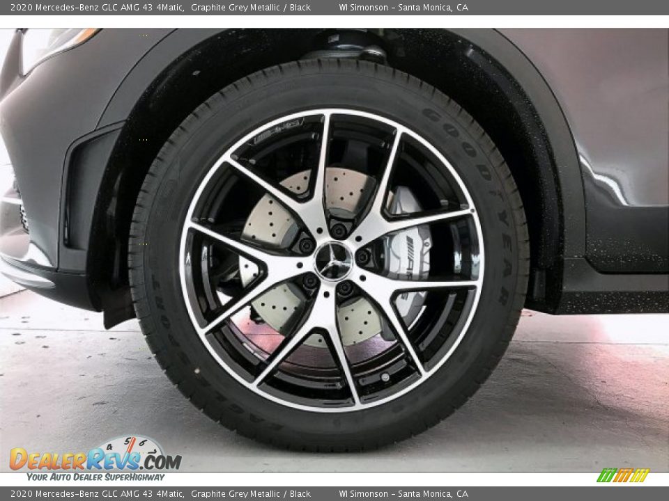 2020 Mercedes-Benz GLC AMG 43 4Matic Graphite Grey Metallic / Black Photo #8