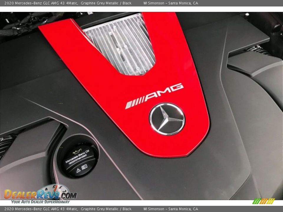 2020 Mercedes-Benz GLC AMG 43 4Matic Graphite Grey Metallic / Black Photo #31