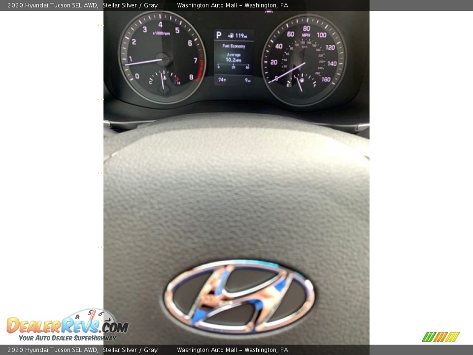 2020 Hyundai Tucson SEL AWD Stellar Silver / Gray Photo #30
