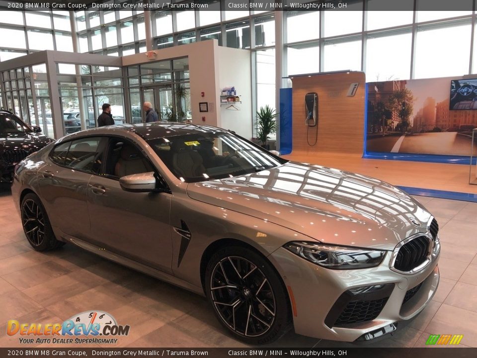 2020 BMW M8 Gran Coupe Donington Grey Metallic / Taruma Brown Photo #1