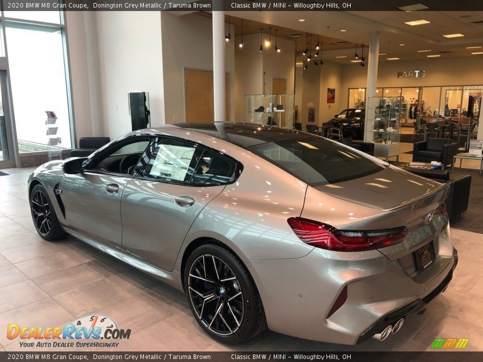 2020 BMW M8 Gran Coupe Donington Grey Metallic / Taruma Brown Photo #2