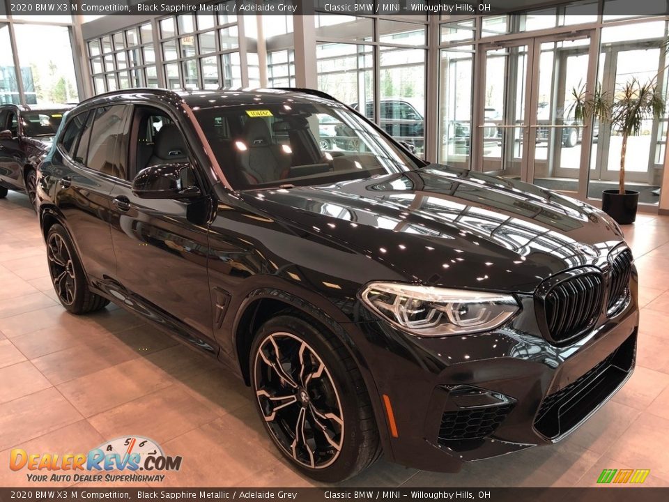 Front 3/4 View of 2020 BMW X3 M Competition Photo #1