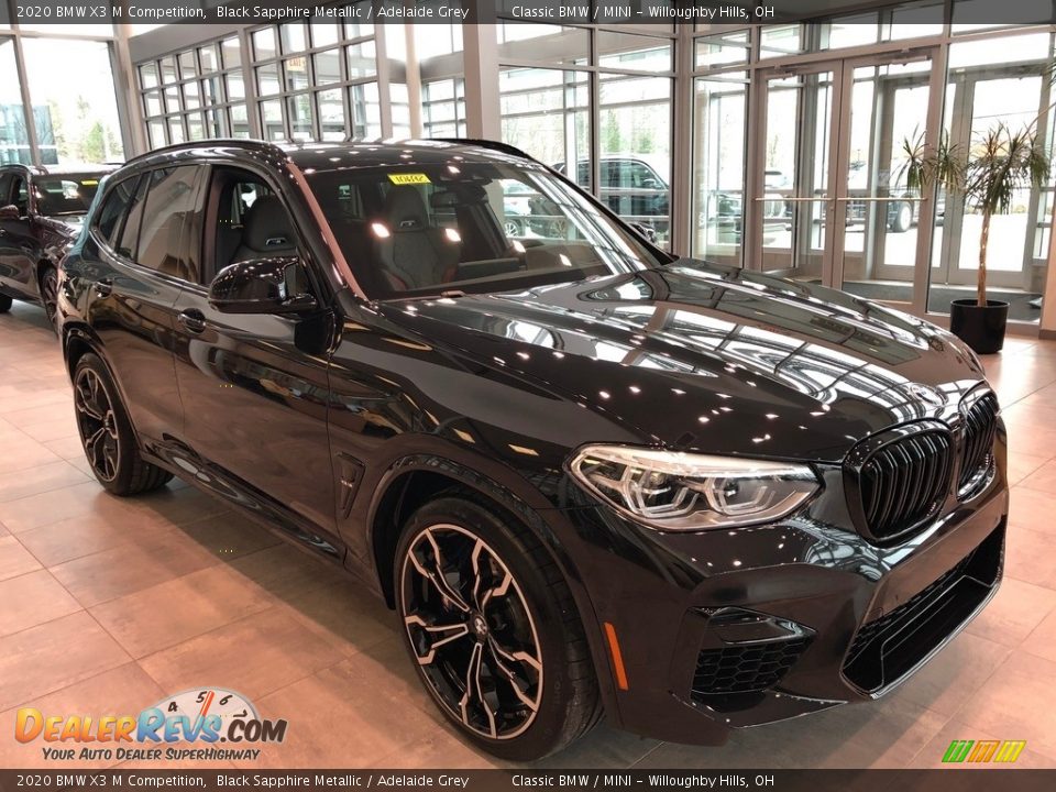 Front 3/4 View of 2020 BMW X3 M Competition Photo #1