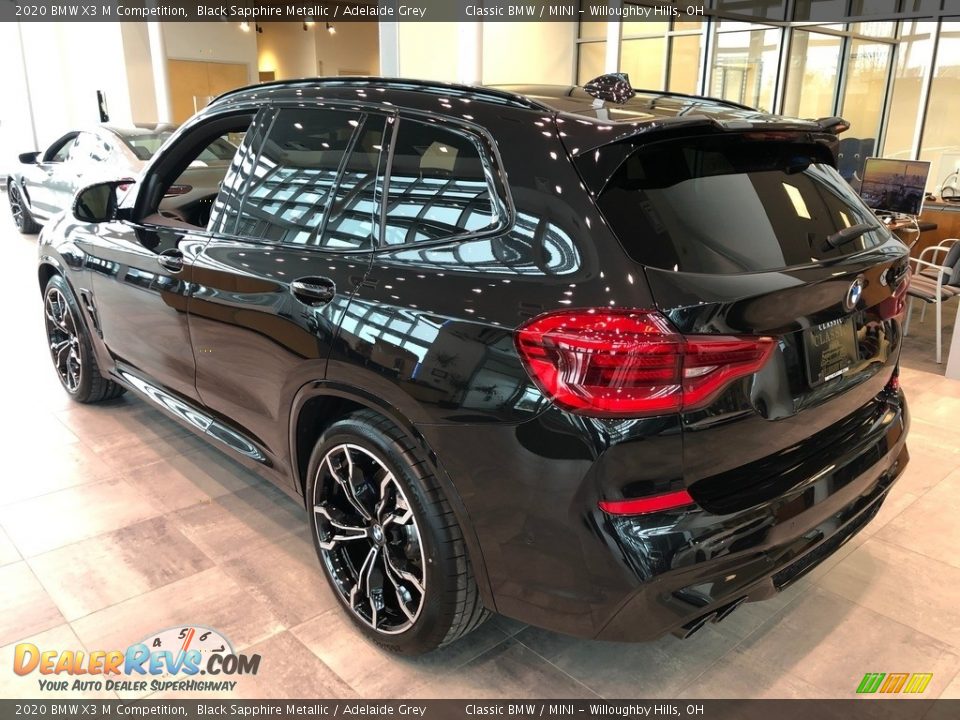 2020 BMW X3 M Competition Black Sapphire Metallic / Adelaide Grey Photo #2