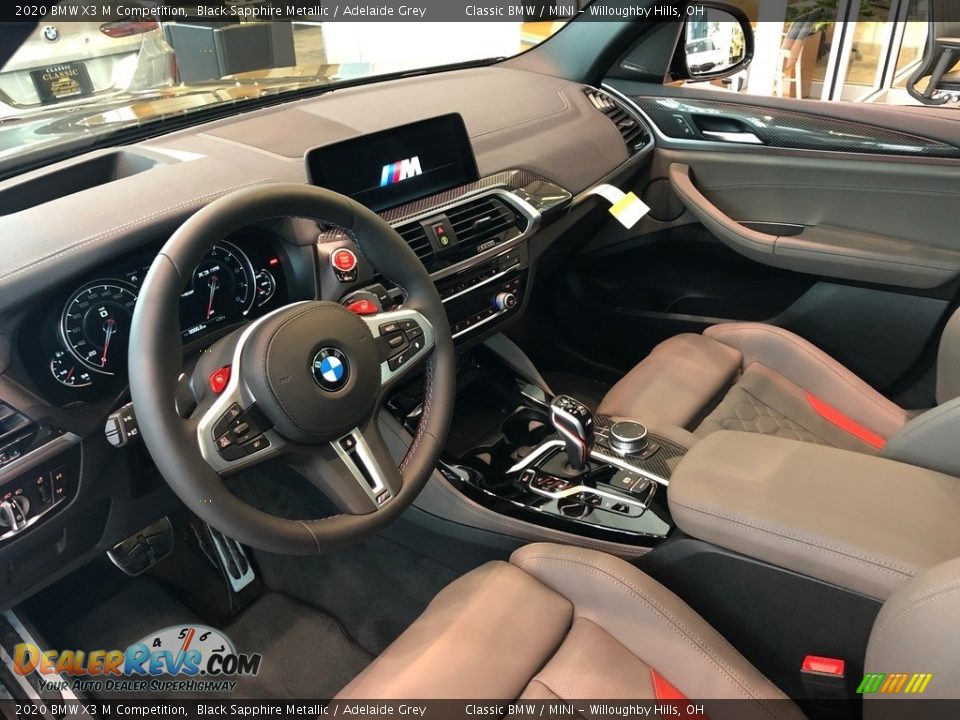 Adelaide Grey Interior - 2020 BMW X3 M Competition Photo #4