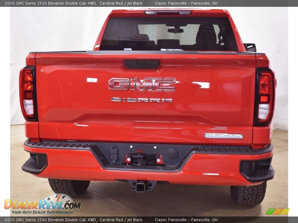2020 GMC Sierra 1500 Elevation Double Cab 4WD Cardinal Red / Jet Black Photo #3