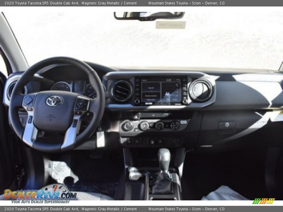 2020 Toyota Tacoma SR5 Double Cab 4x4 Magnetic Gray Metallic / Cement Photo #7