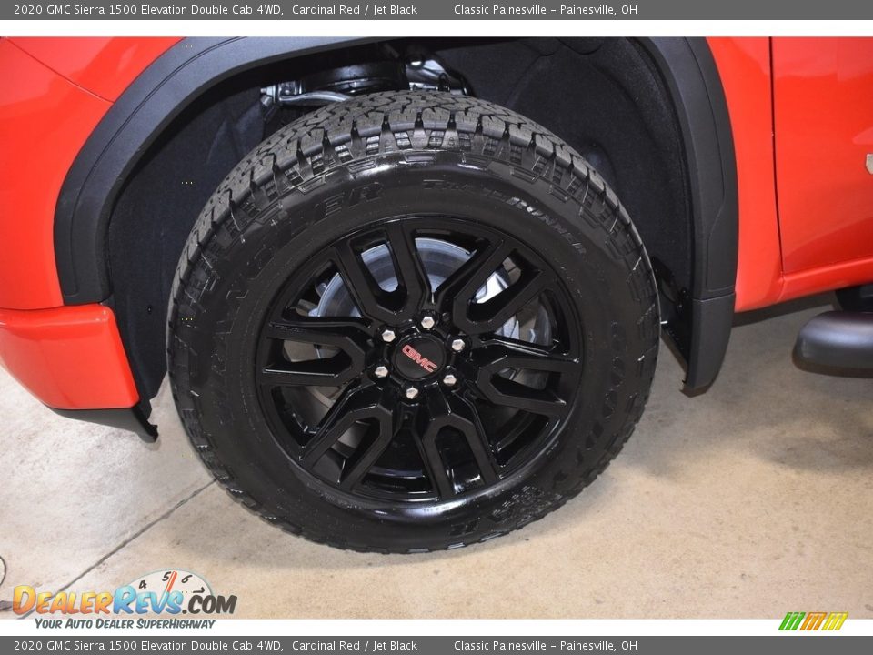 2020 GMC Sierra 1500 Elevation Double Cab 4WD Cardinal Red / Jet Black Photo #5