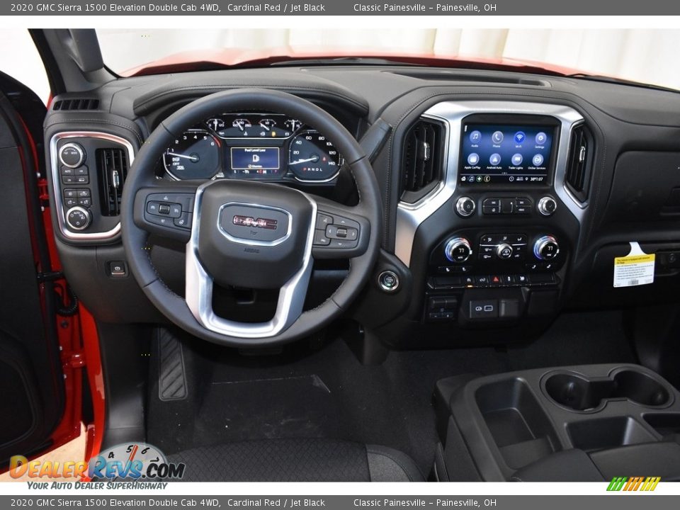 2020 GMC Sierra 1500 Elevation Double Cab 4WD Cardinal Red / Jet Black Photo #8