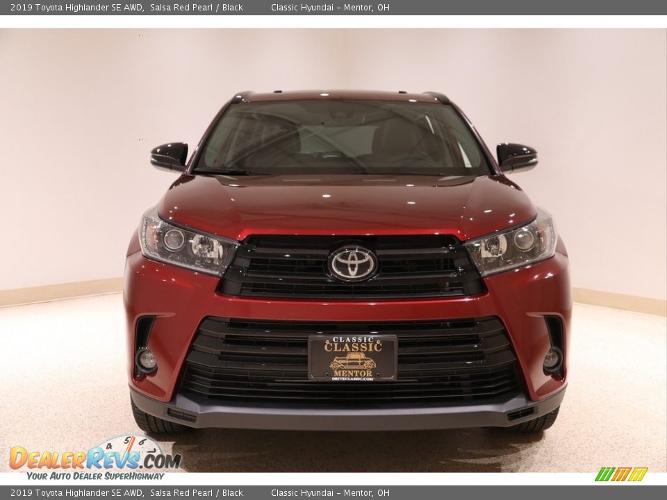 2019 Toyota Highlander SE AWD Salsa Red Pearl / Black Photo #2