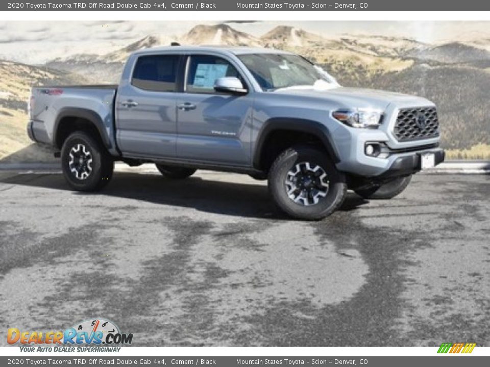 2020 Toyota Tacoma TRD Off Road Double Cab 4x4 Cement / Black Photo #1