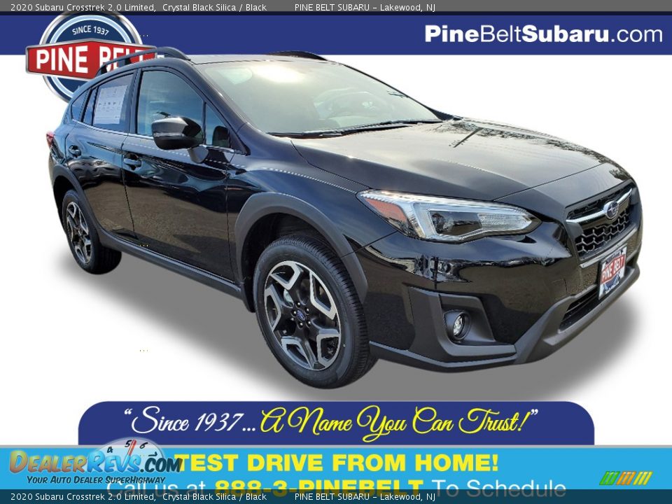 2020 Subaru Crosstrek 2.0 Limited Crystal Black Silica / Black Photo #1