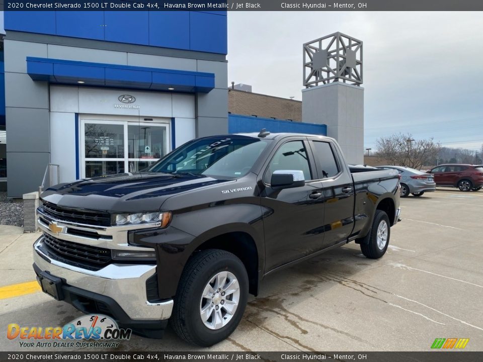 2020 Chevrolet Silverado 1500 LT Double Cab 4x4 Havana Brown Metallic / Jet Black Photo #1