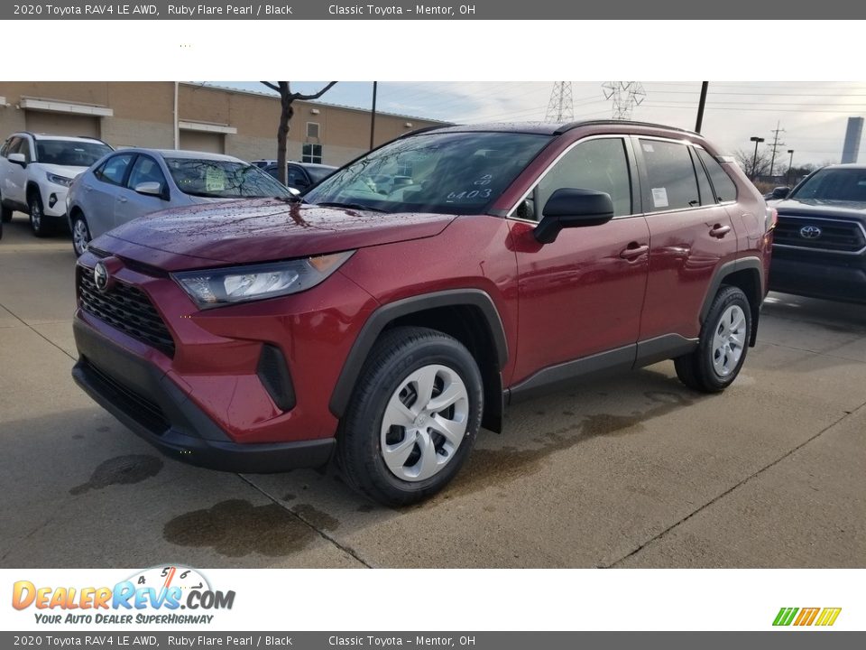 2020 Toyota RAV4 LE AWD Ruby Flare Pearl / Black Photo #1