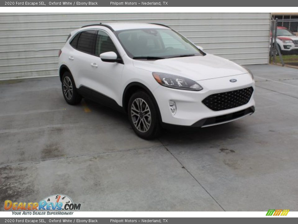 2020 Ford Escape SEL Oxford White / Ebony Black Photo #2