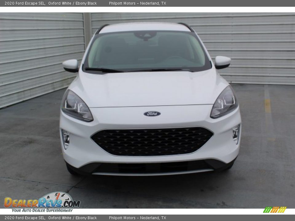 2020 Ford Escape SEL Oxford White / Ebony Black Photo #3