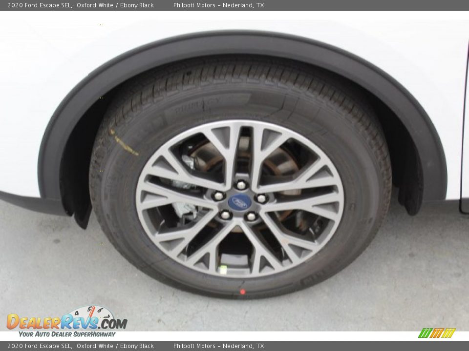 2020 Ford Escape SEL Oxford White / Ebony Black Photo #5
