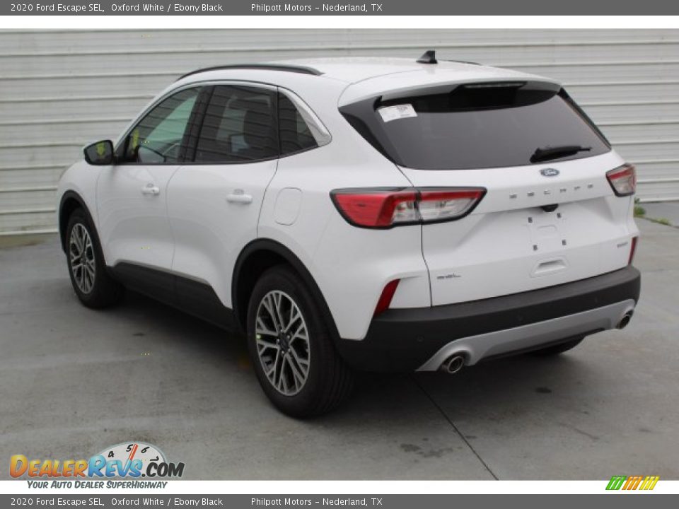 2020 Ford Escape SEL Oxford White / Ebony Black Photo #6