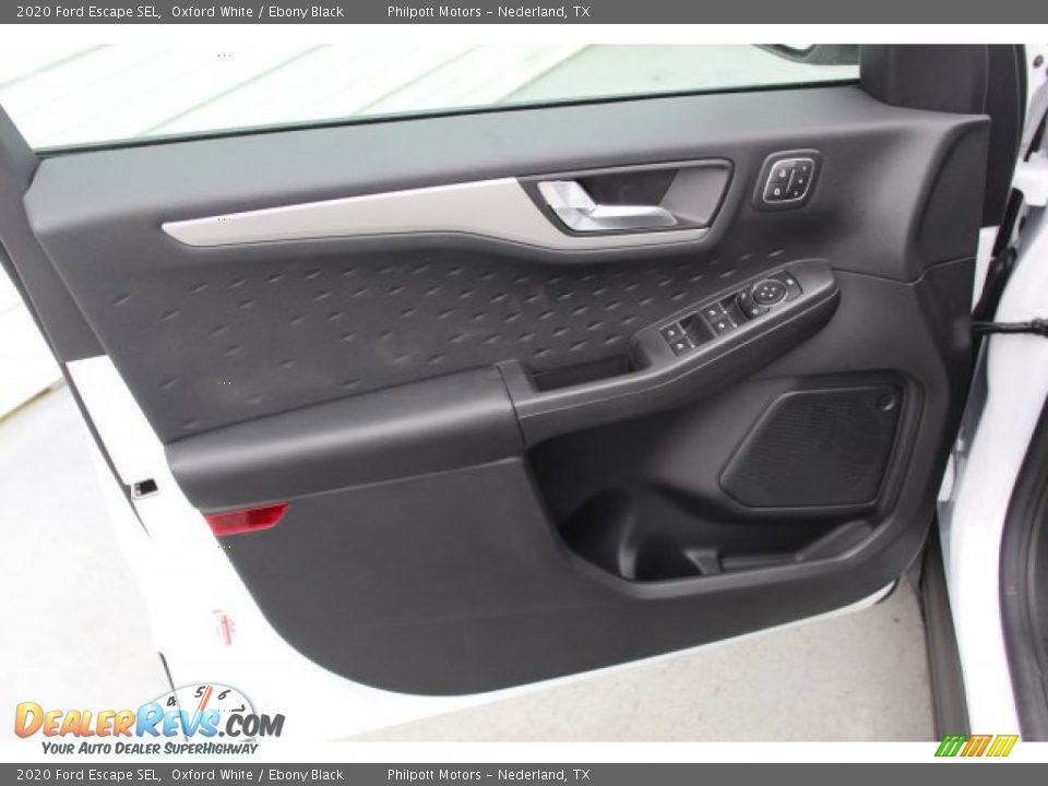 2020 Ford Escape SEL Oxford White / Ebony Black Photo #9
