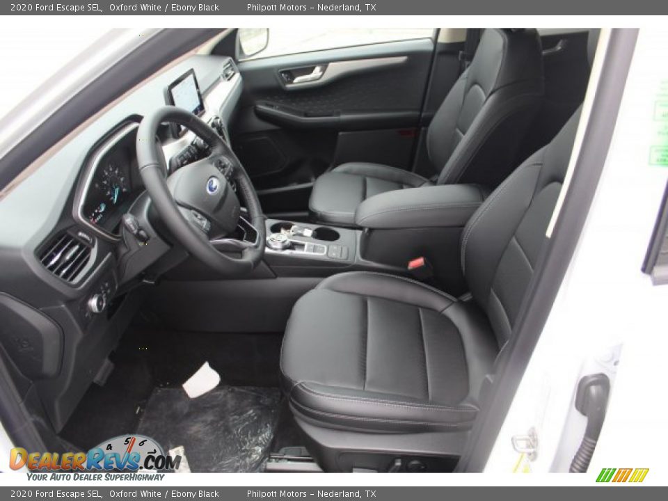 2020 Ford Escape SEL Oxford White / Ebony Black Photo #10