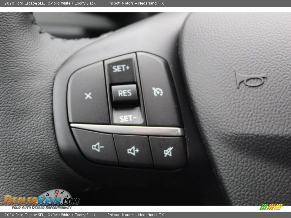 2020 Ford Escape SEL Oxford White / Ebony Black Photo #11