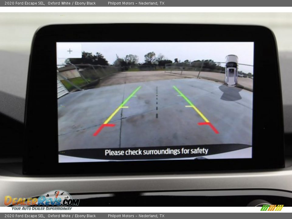 2020 Ford Escape SEL Oxford White / Ebony Black Photo #18