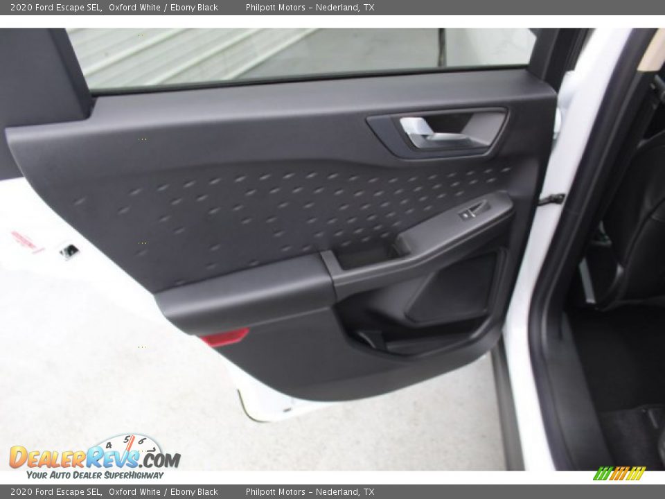 2020 Ford Escape SEL Oxford White / Ebony Black Photo #19