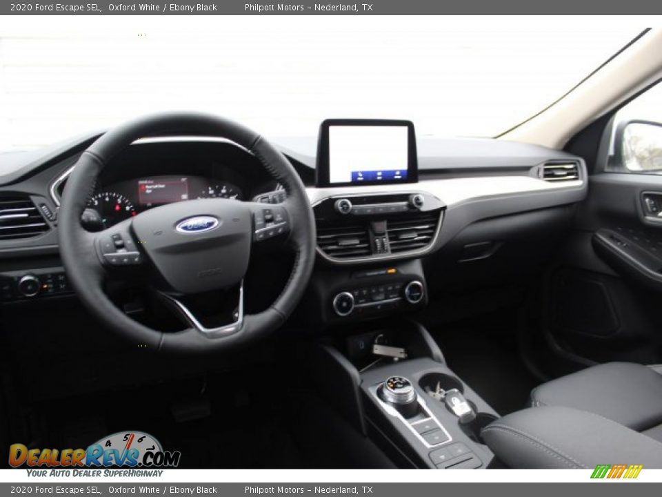 2020 Ford Escape SEL Oxford White / Ebony Black Photo #21