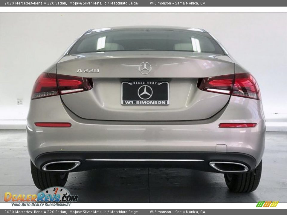 2020 Mercedes-Benz A 220 Sedan Mojave Silver Metallic / Macchiato Beige Photo #3