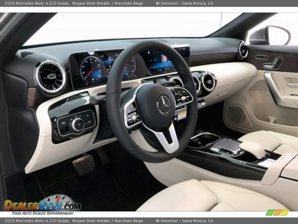 2020 Mercedes-Benz A 220 Sedan Mojave Silver Metallic / Macchiato Beige Photo #4