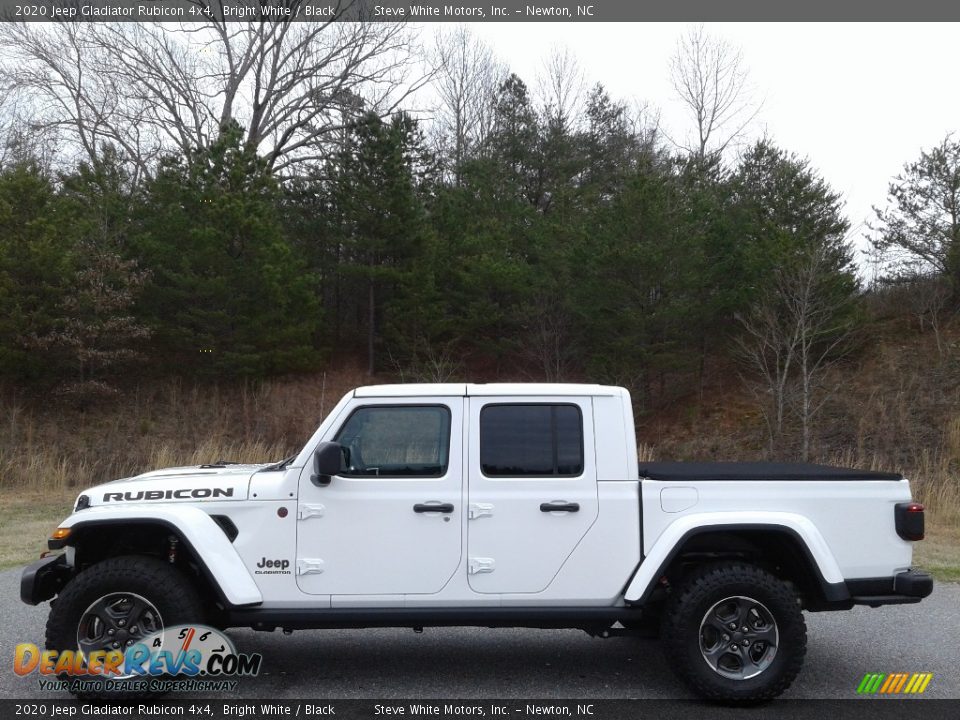 Bright White 2020 Jeep Gladiator Rubicon 4x4 Photo #1