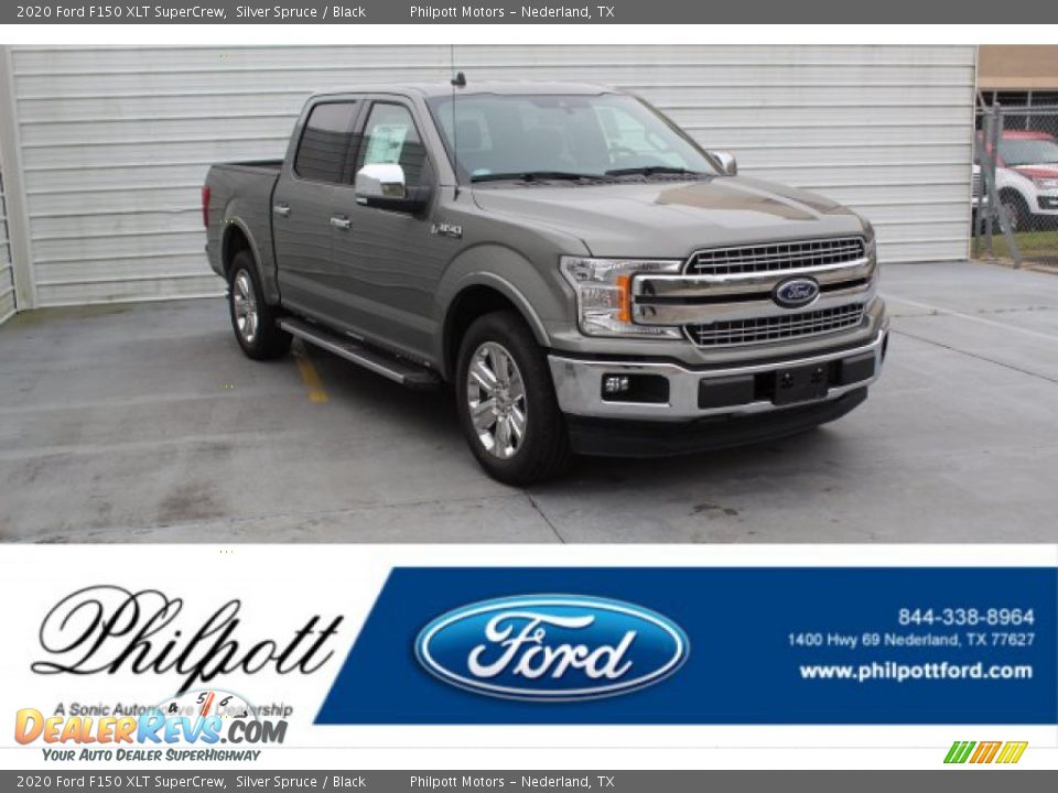 2020 Ford F150 XLT SuperCrew Silver Spruce / Black Photo #1