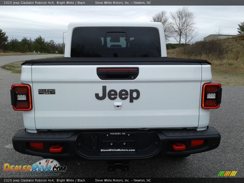 2020 Jeep Gladiator Rubicon 4x4 Bright White / Black Photo #3