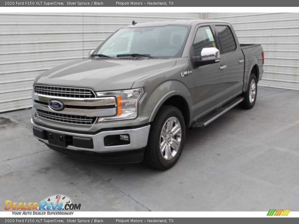2020 Ford F150 XLT SuperCrew Silver Spruce / Black Photo #4