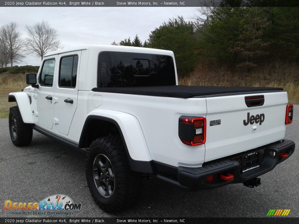 2020 Jeep Gladiator Rubicon 4x4 Bright White / Black Photo #6