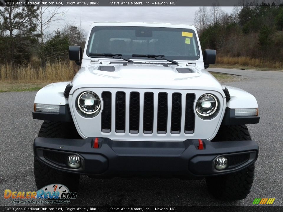 2020 Jeep Gladiator Rubicon 4x4 Bright White / Black Photo #7