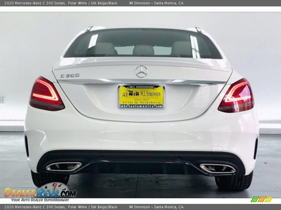 2020 Mercedes-Benz C 300 Sedan Polar White / Silk Beige/Black Photo #5
